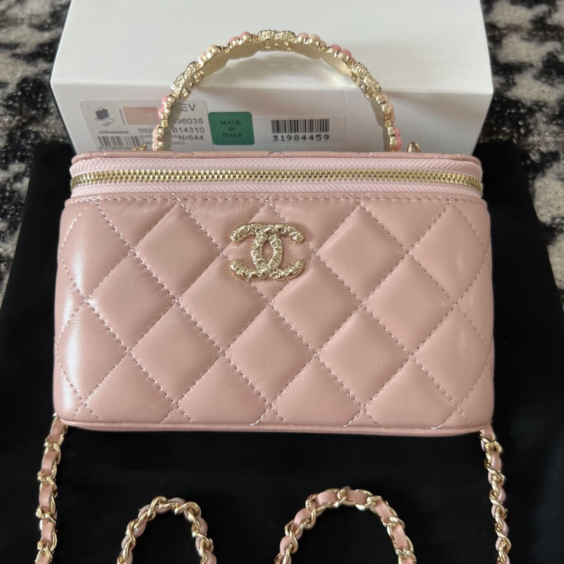Ch*el cosmetic bags